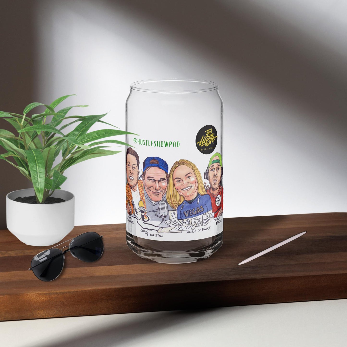 The Hustle glass