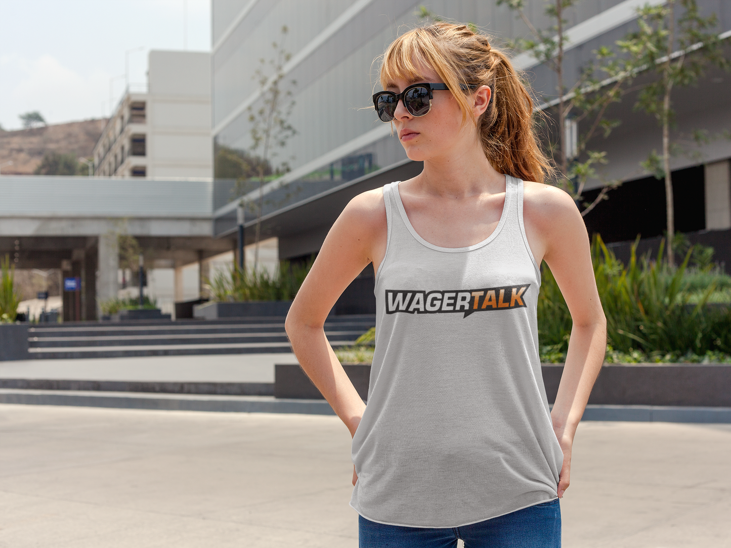 Women's WagerTalk Racerback Tank